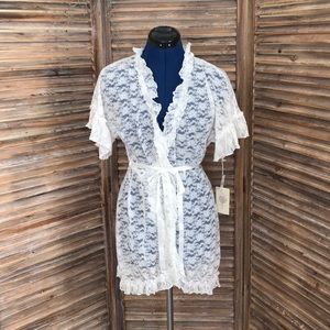 Delicate Lace Robe